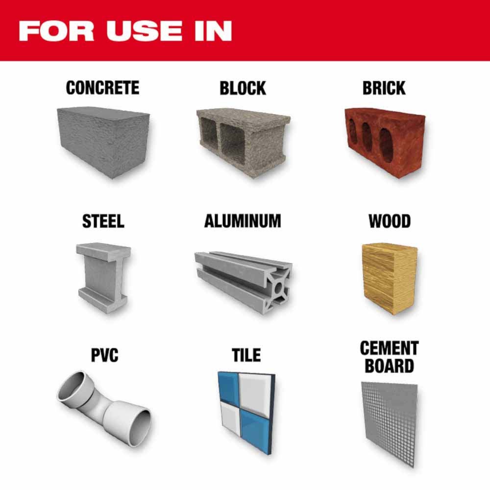 Milwaukee 48-20-8876 3/16" x 4" x 6" SHOCKWAVE Impact Duty Carbide Multi-Material Drill Bit - 2