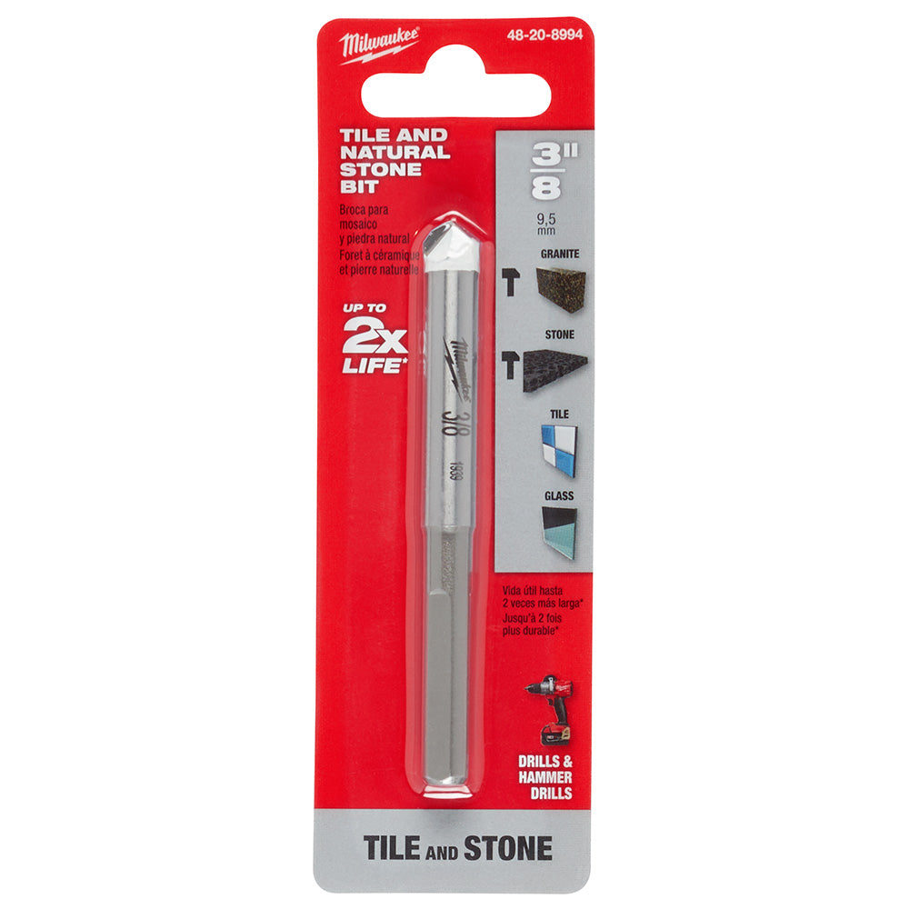 Milwaukee 48-20-8994 3/8" Natural Stone Bit - 3