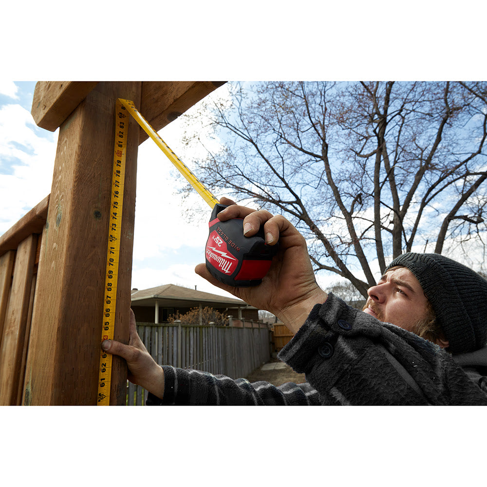 Milwaukee 48-22-0240 40' Wide Blade Tape Measure - 8