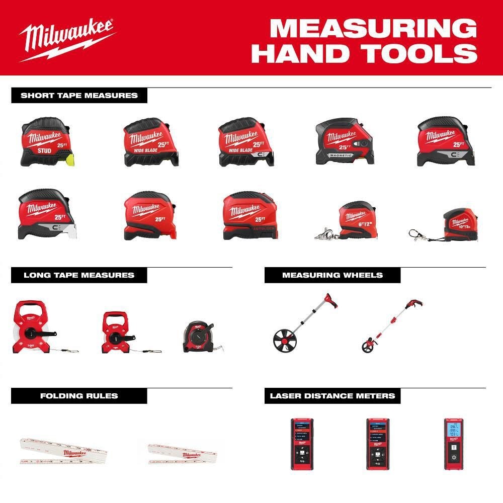 Milwaukee 48-22-1025M 25ft Magnetic Tape Measure - 6