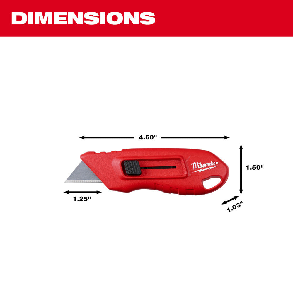 Milwaukee 48-22-1516 Compact Side Slide Utility Knife - 4