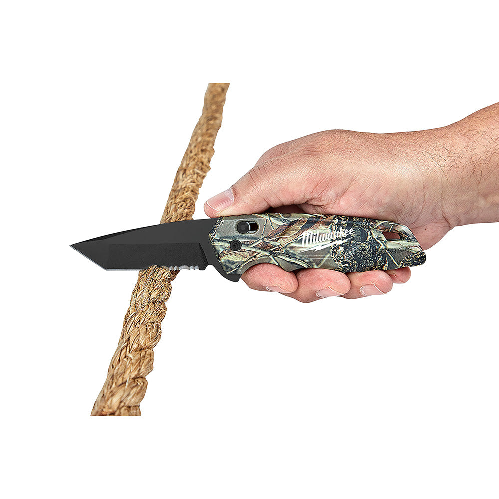 Milwaukee 48-22-1535 FASTBACK Camo Spring Assisted Folding Knife - 7