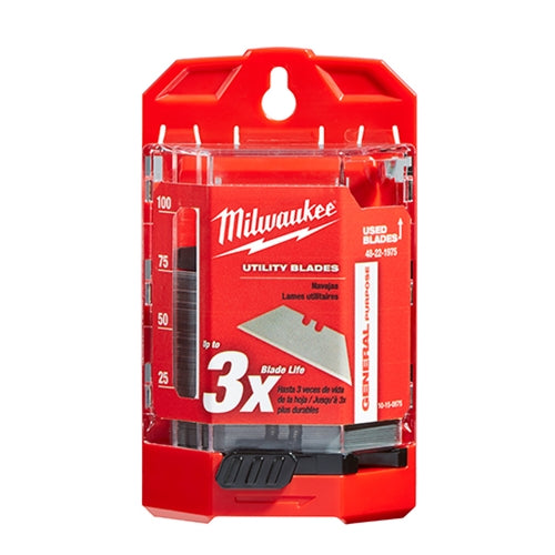 Milwaukee 48-22-1975 75 PC General Purpose Utility Blades w/ Dispenser