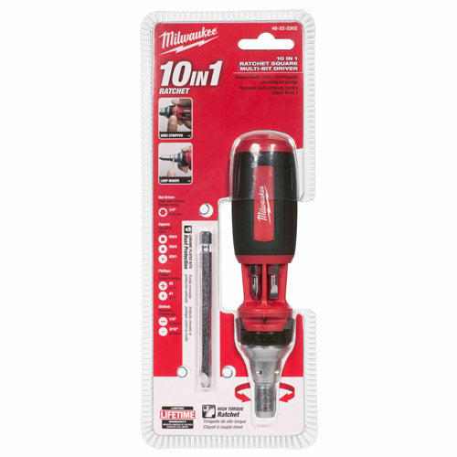 Milwaukee 48-22-2322 9-in-1 Square Drive Ratcheting Multi-bit Driver - 5