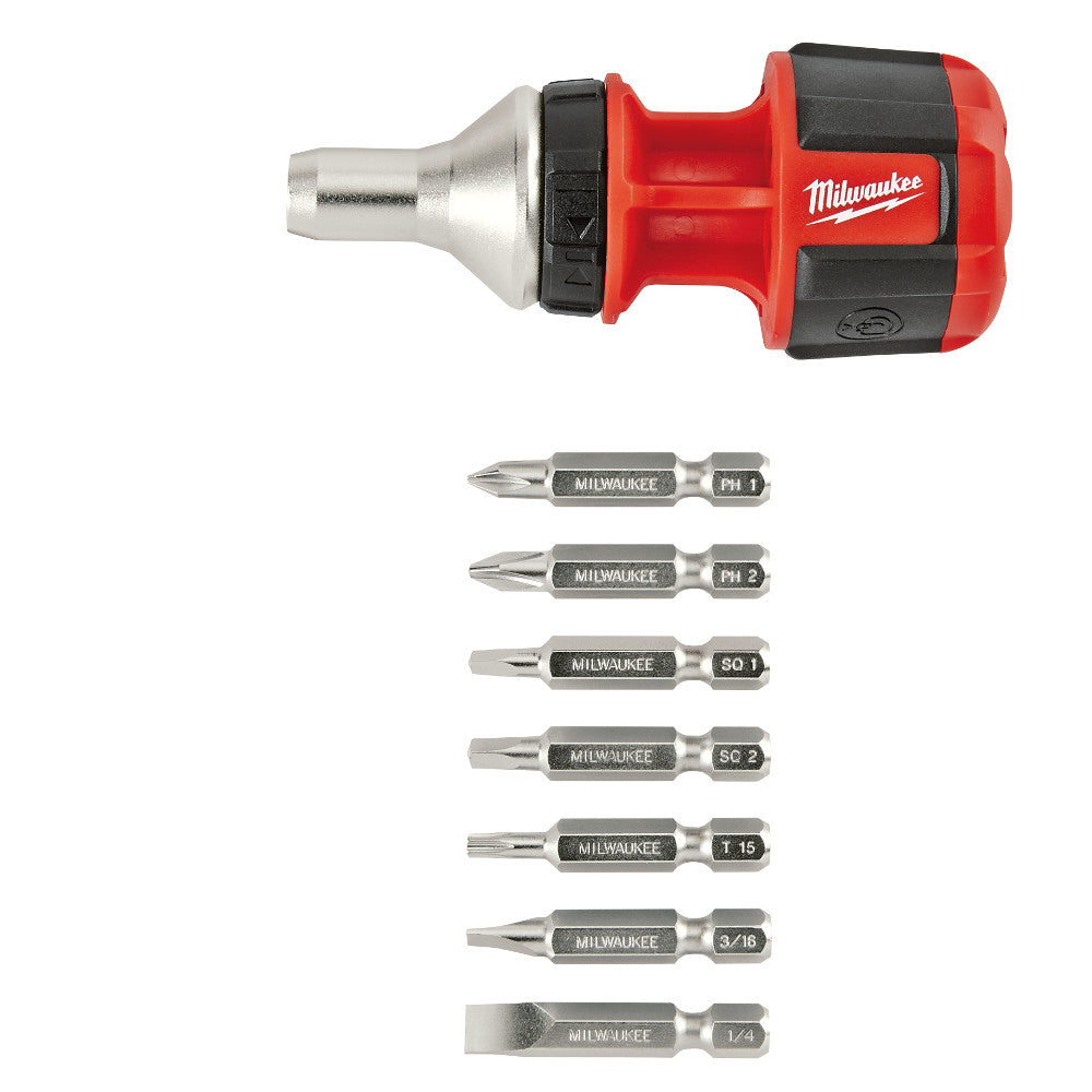 Milwaukee 48-22-2330 8-in-1 Compact Ratcheting Multi-bit Driver - 3