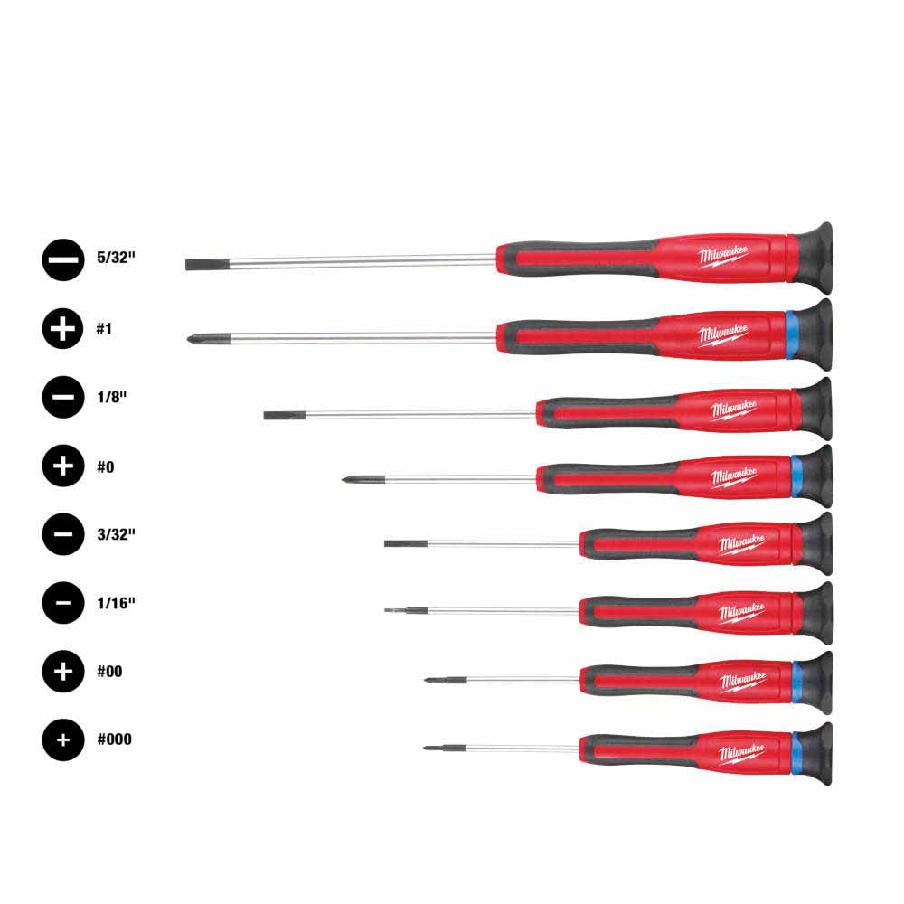 Milwaukee 48-22-2614 8PC Precision Screwdriver - 2