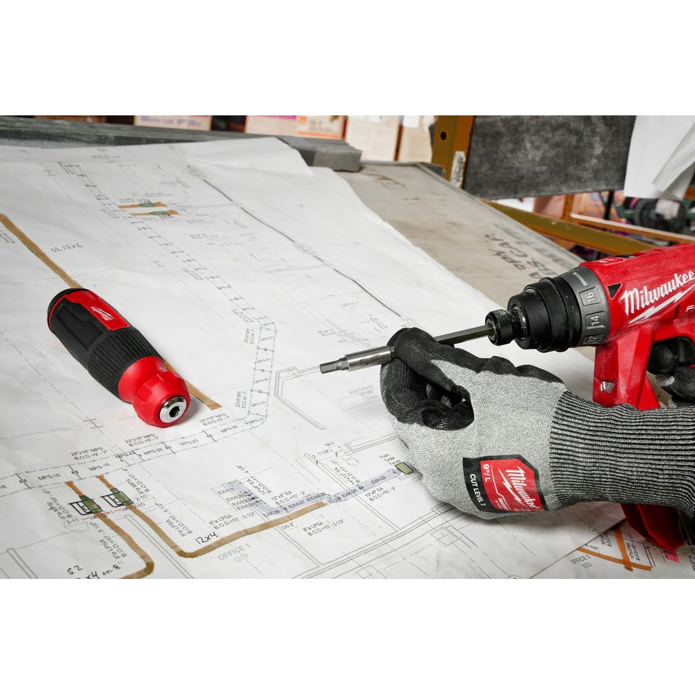 Milwaukee 48-22-2908 14-in-1 Hex Multi-Bit Screwdriver - 7