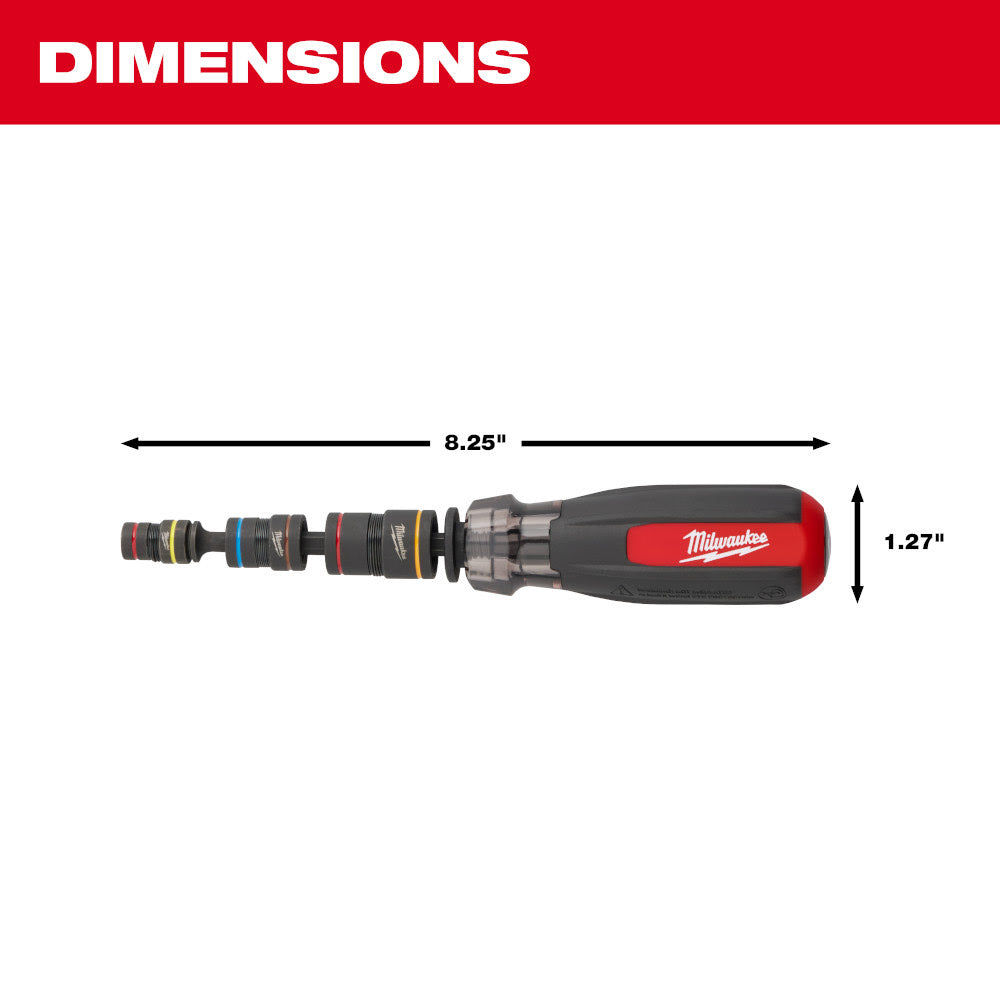 Milwaukee 48-22-2921 Multi-Nut Driver W/ SHOCKWAVE Impact Duty Magnetic Nut Drivers - 4