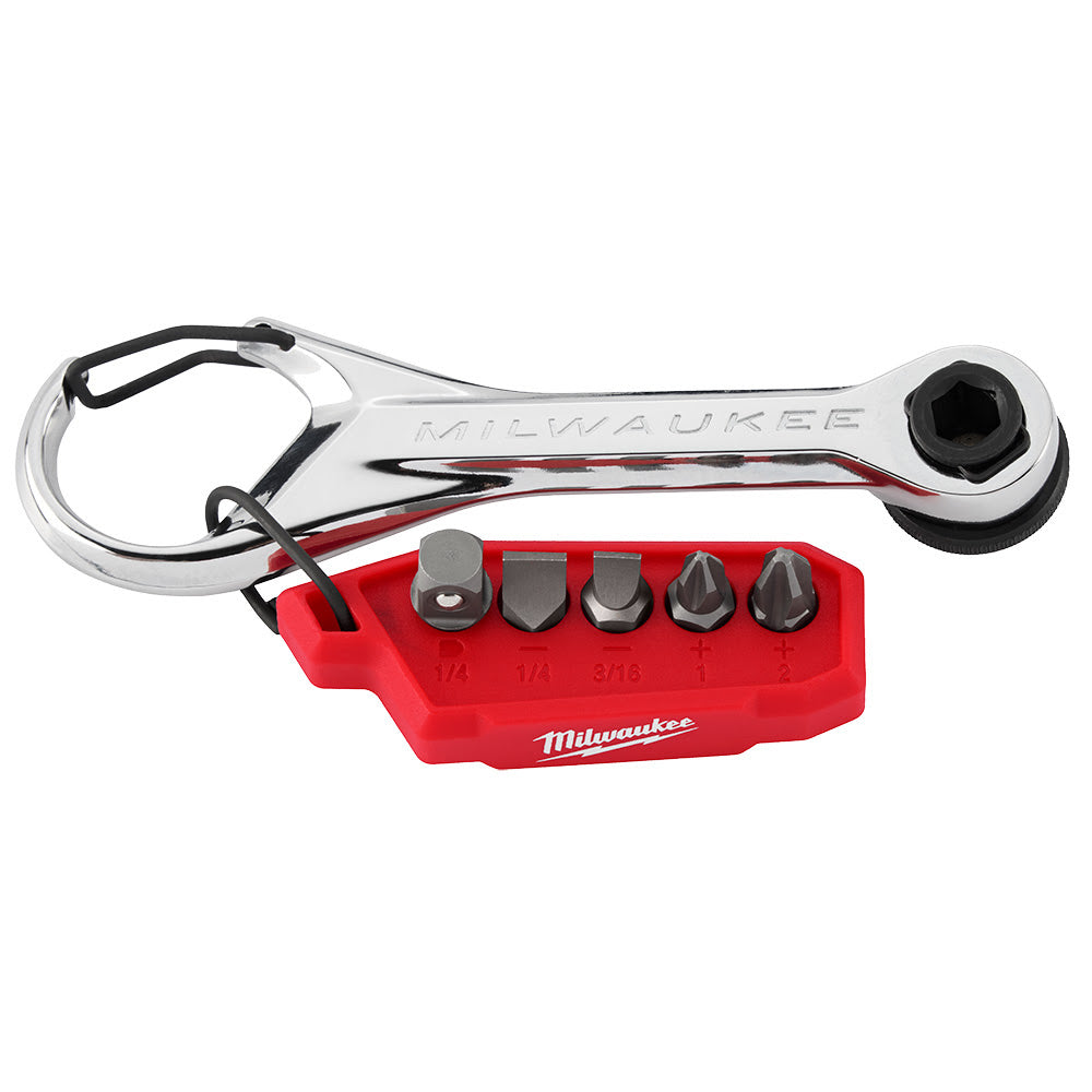 Milwaukee 48-22-2950 7-in-1 Multi-Bit Mini Ratchet - 11