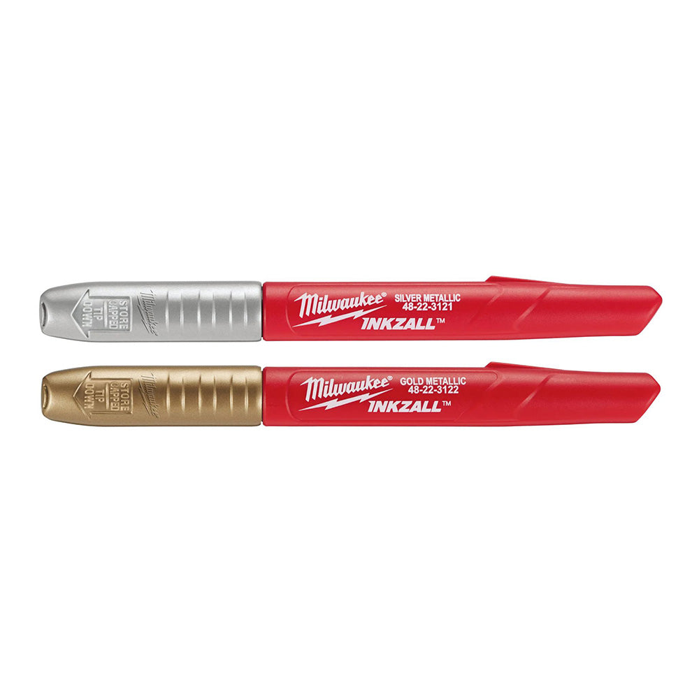 Milwaukee 48-22-3123 2PK INKZALL SilverGold/ Fine Point Markers