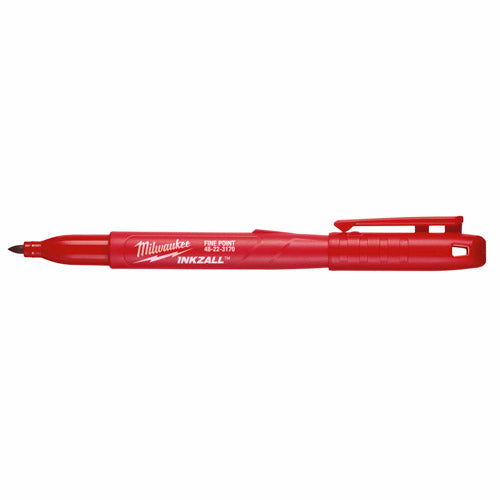 Milwaukee 48-22-3170 INKZALL Red Fine Point Markers - 4