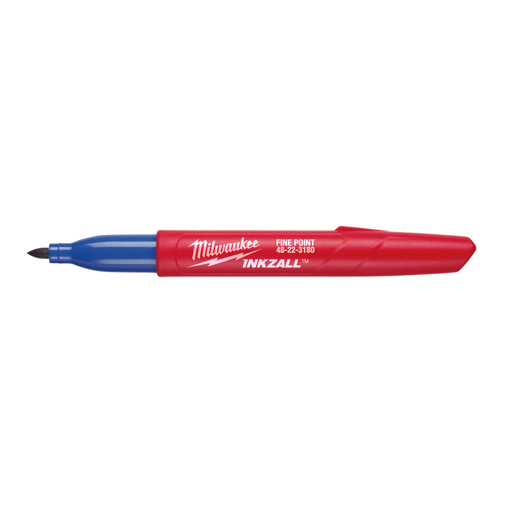 Milwaukee 48-22-3180 INKZALL Blue Fine Point Marker - 3