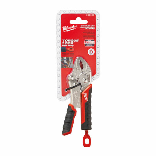 Milwaukee 48-22-3405 5" TORQUE LOCK CURVED JAW LOCKING PLIERS WITH GRIP - 2