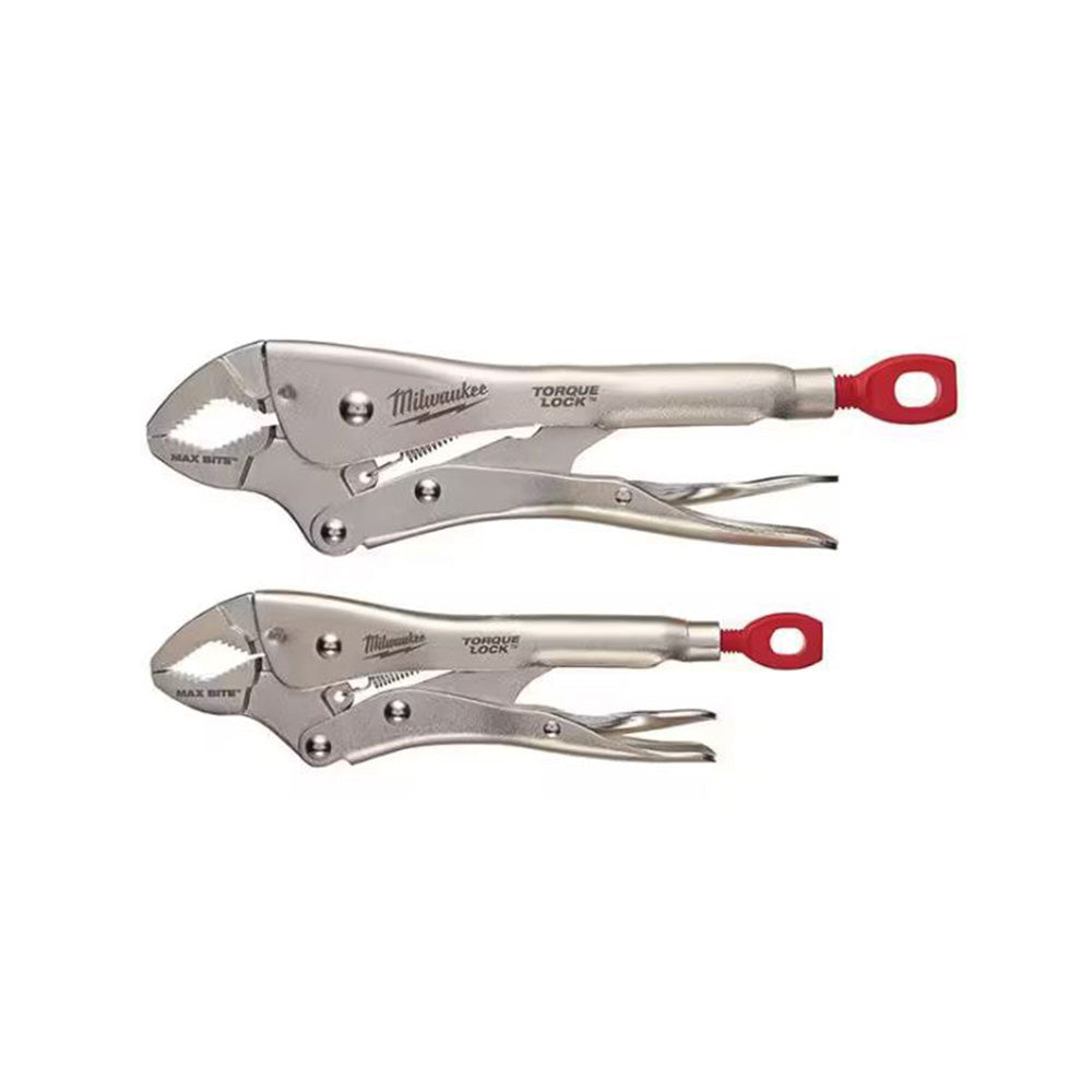 Milwaukee 48-22-3702 2Pc 7" & 10" MAXBITE TORQUE LOCK LOCKING PLIERS SET