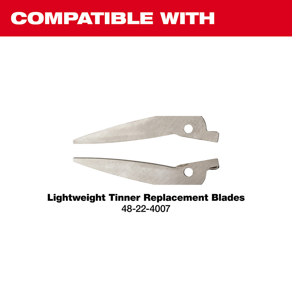 Milwaukee 48-22-4006 13" Lightweight Tinner - 7