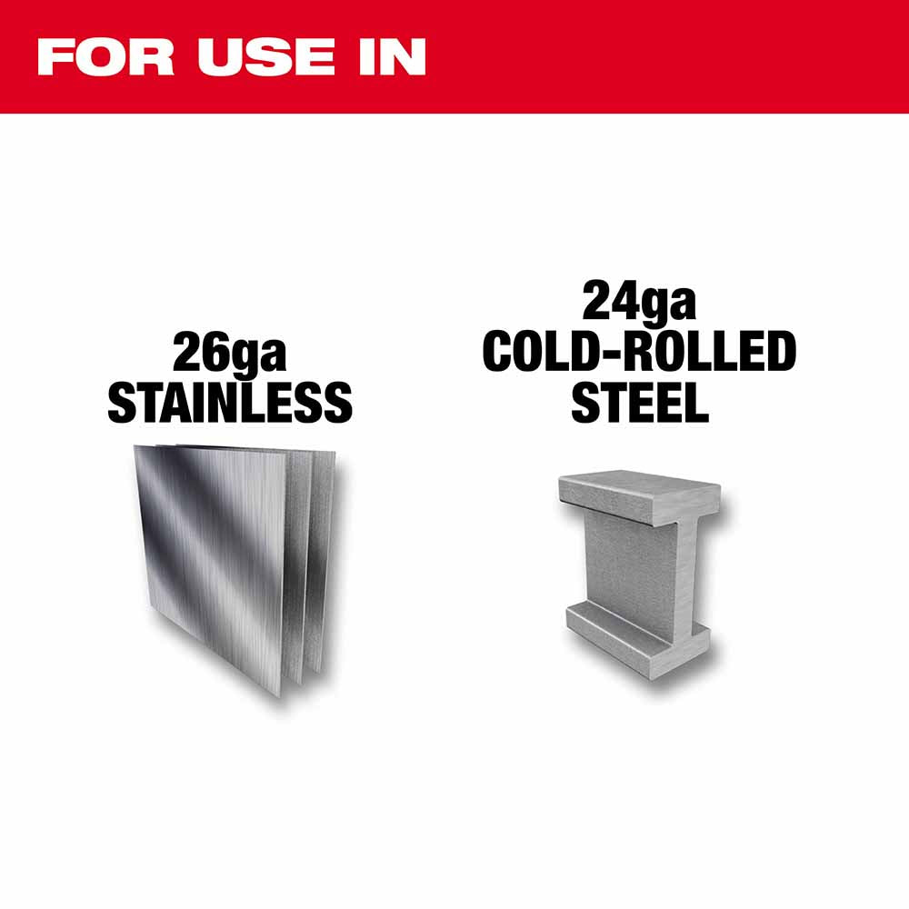 Milwaukee 48-22-4007 Lightweight Tinner Replacement Blades - 2