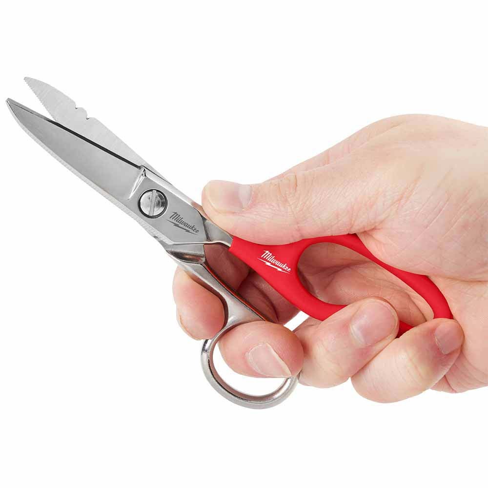 Milwaukee 48-22-4049 Electrician Scissors with Extended Handle - 4