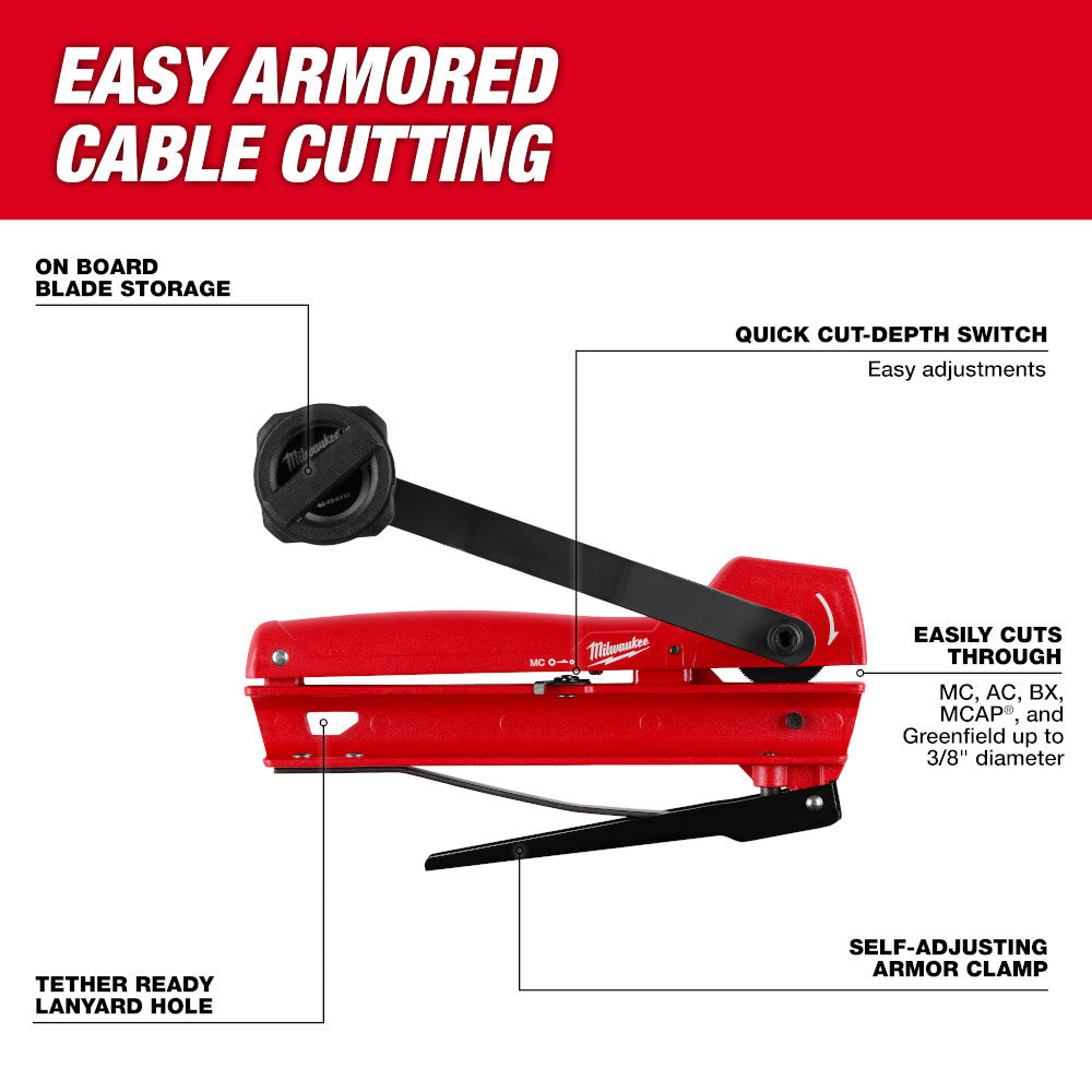 Milwaukee 48-22-6111 Armored Cable Cutter - 3