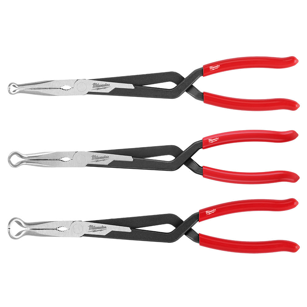 Milwaukee 48-22-6563 3PC Long Reach Hose Grip Pliers Set