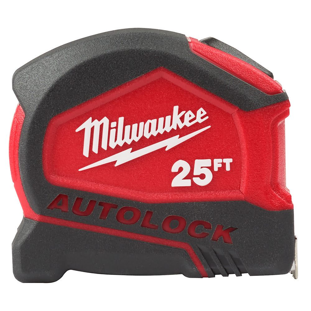 Milwaukee 48-22-6825 25 Ft Compact Nylon Bond Blade Protection Auto Lock Tape - 2