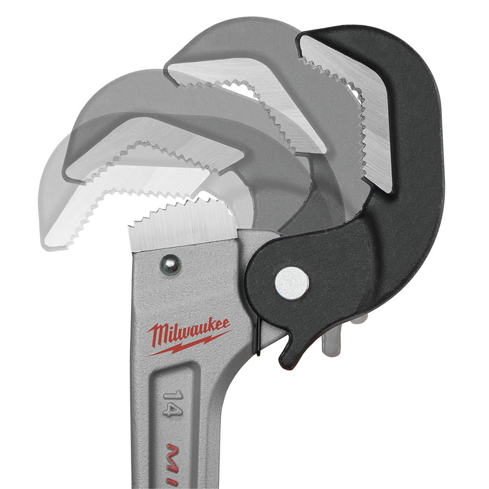 Milwaukee 48-22-7414 14" Aluminum Self-Adjusting Pipe Wrench - 8