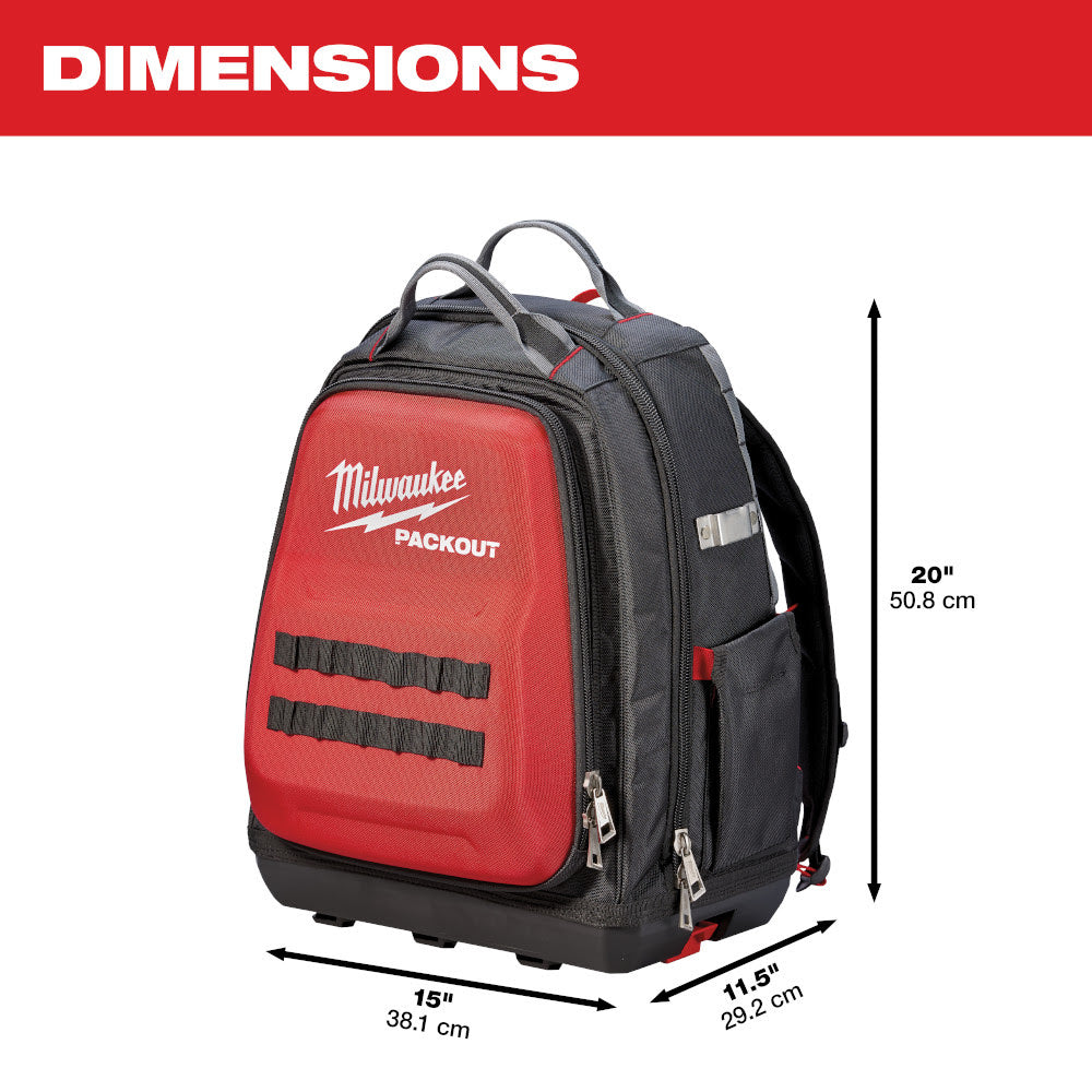 Milwaukee 48-22-8301 48-Pocket Packout Backpack - 5