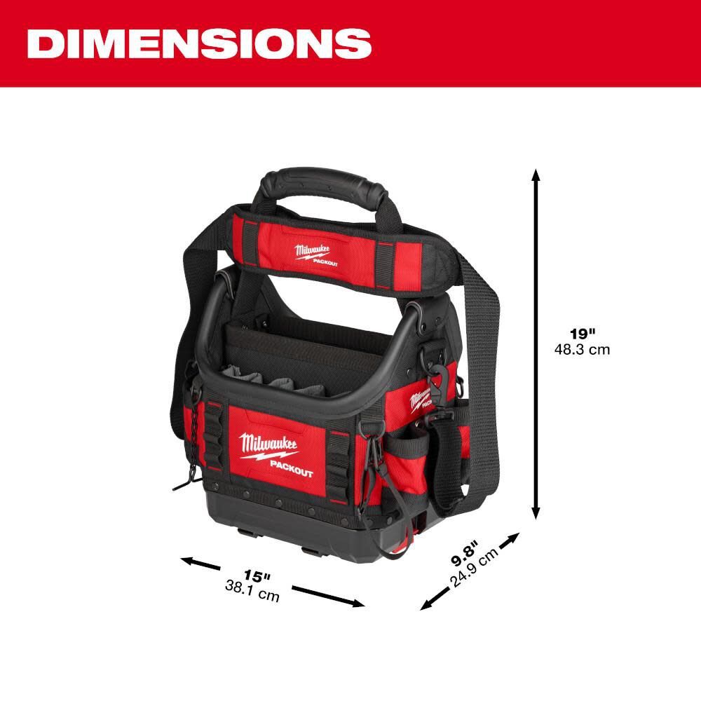 Milwaukee 48-22-8311 PACKOUT 10" Structured Tote - 5