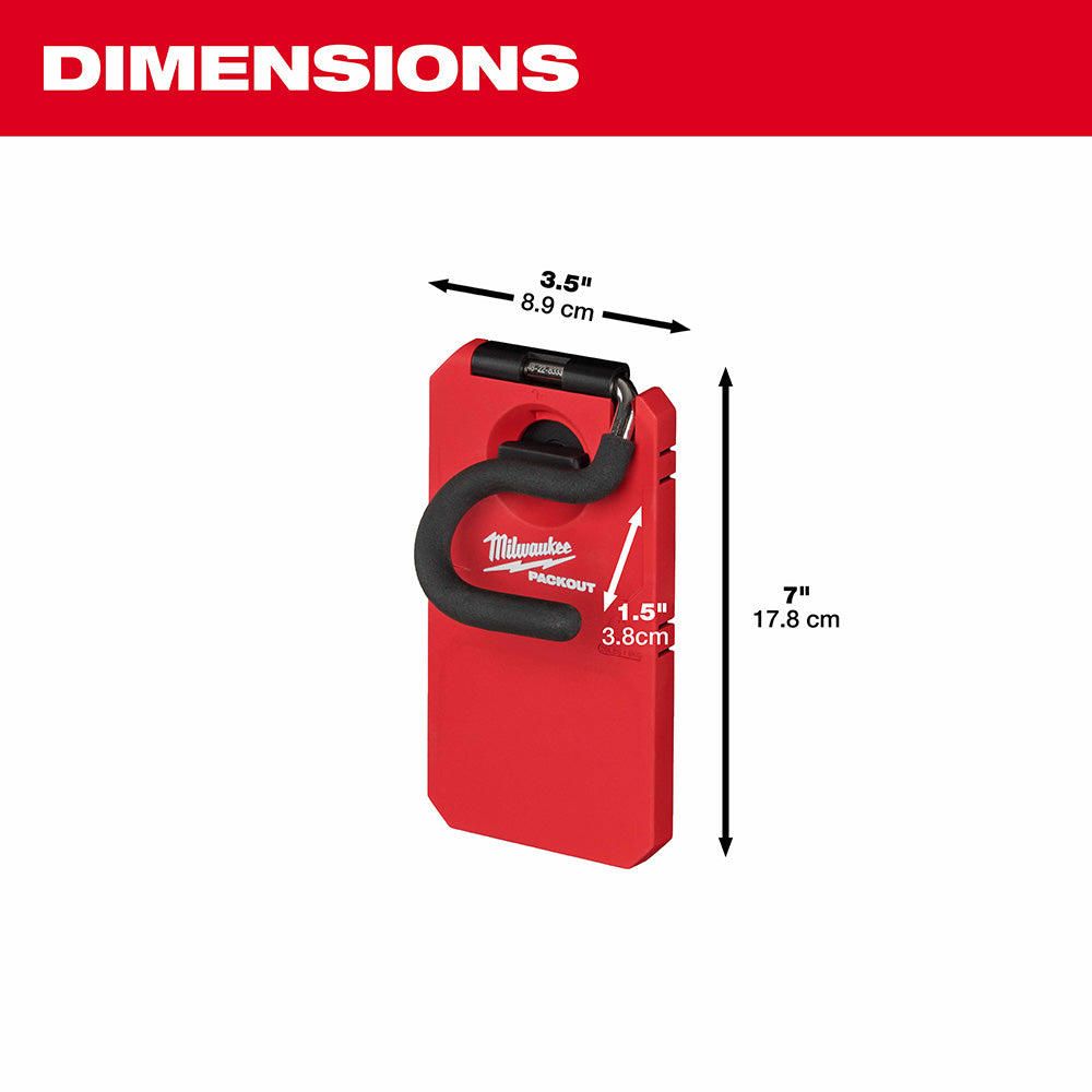 Milwaukee 48-22-8333 PACKOUT Shop Storage 4" S Hook - 4