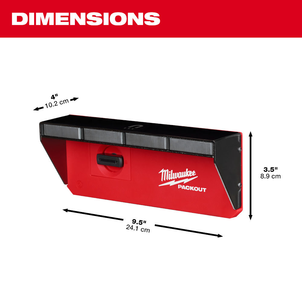 Milwaukee 48-22-8346 PACKOUT Magnetic Rack - 4