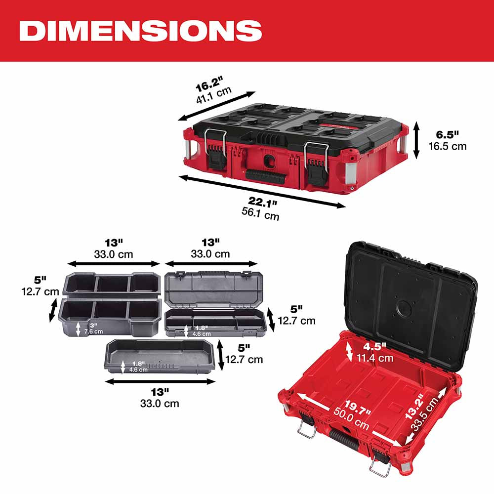 Milwaukee 48-22-8424 PACKOUT Tool Box - 3