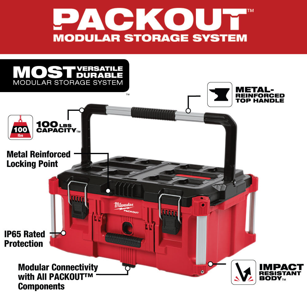 Milwaukee 48-22-8425 PACKOUT Large Tool box - 2