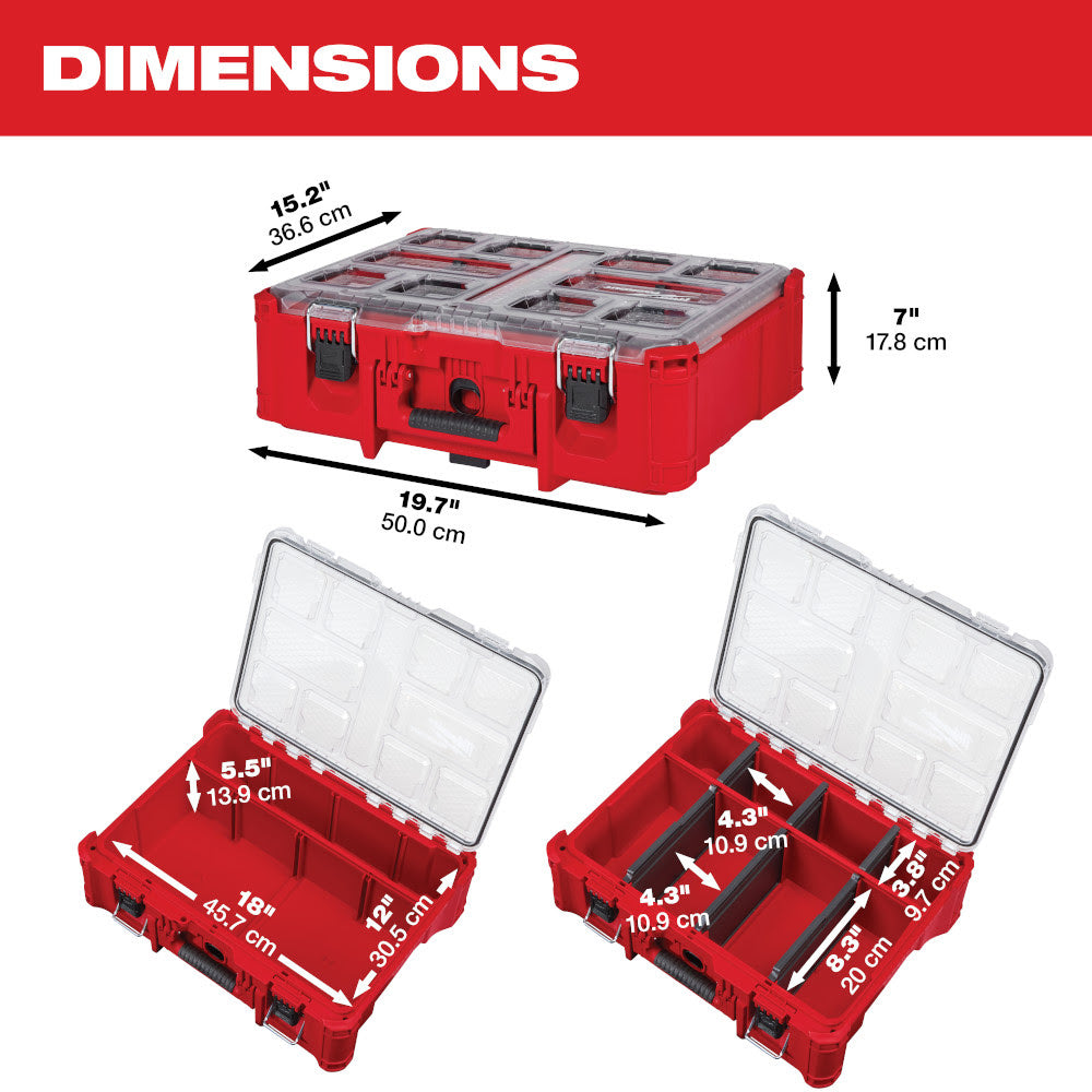 Milwaukee 48-22-8432 PACKOUT™ Deep Organizer - 3