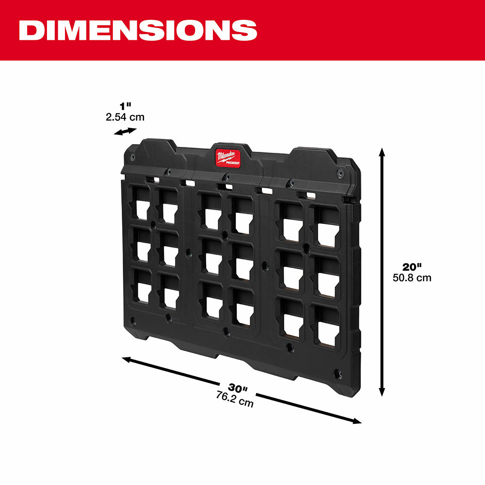 Milwaukee 48-22-8487 PACKOUT Shop Storage Large Mounting Plate - 3