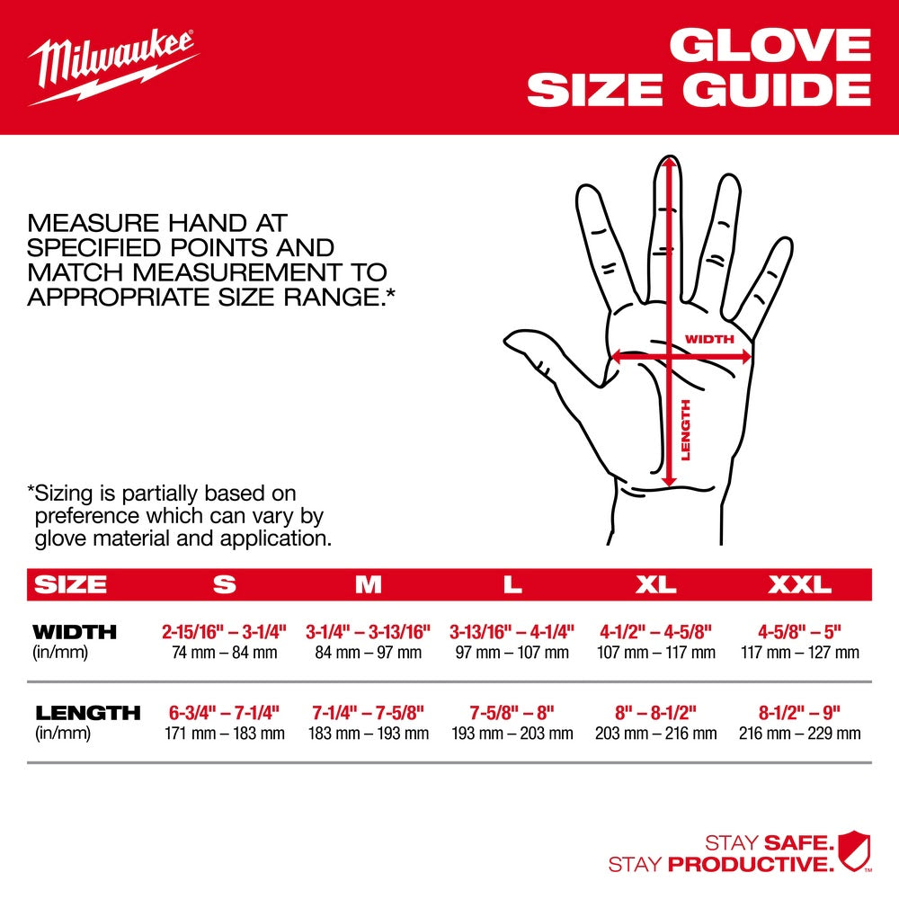 Milwaukee 48-22-8900B 12PK Cut 1 Dipped Gloves – S [A1] - 3