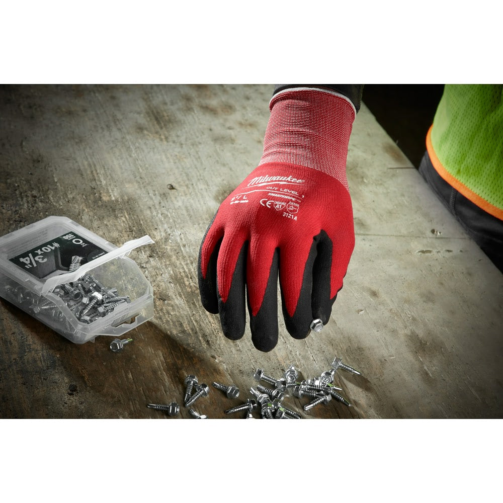 Milwaukee 48-22-8900B 12PK Cut 1 Dipped Gloves – S [A1] - 5