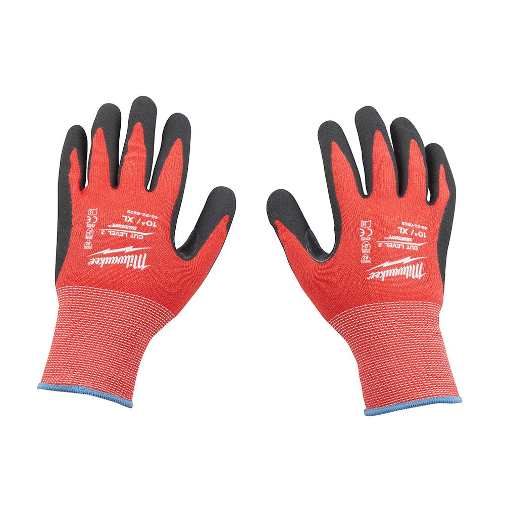 Milwaukee 48-22-8928B Cut Level 2 Nitrile Dipped Gloves - Extra Large - Bulk 12PK - 2