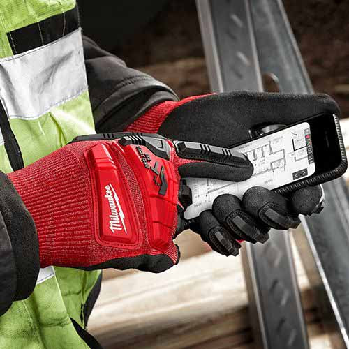 Milwaukee  48-22-8973 Impact Cut Level 3 Nitrile Gloves - XL - 6