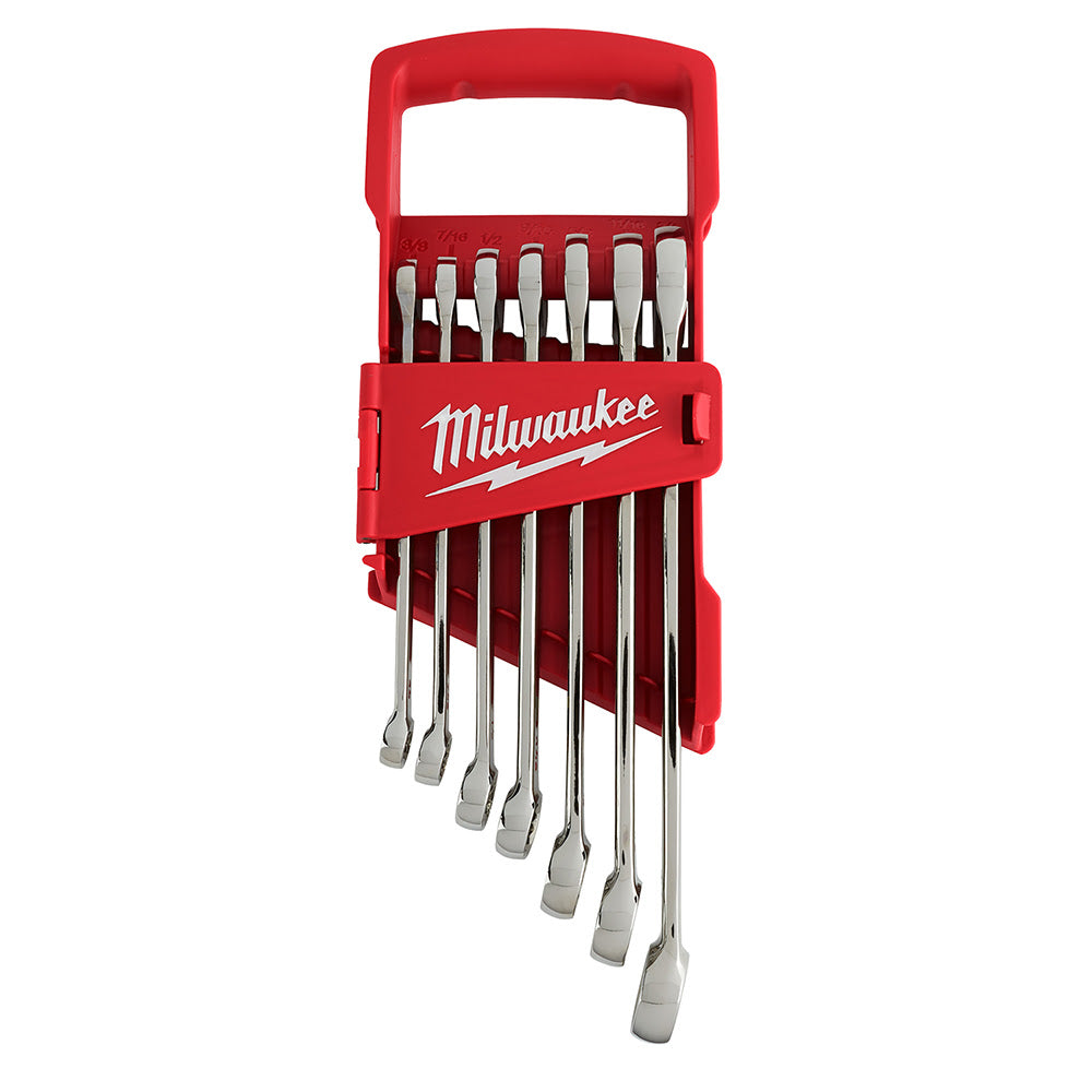 Milwaukee 48-22-9407 7 Piece Combination Wrench Set - SAE