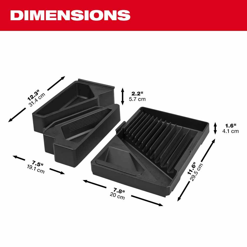 Milwaukee 48-22-9483T 15pc Metric Combination Wrench Trays - 3