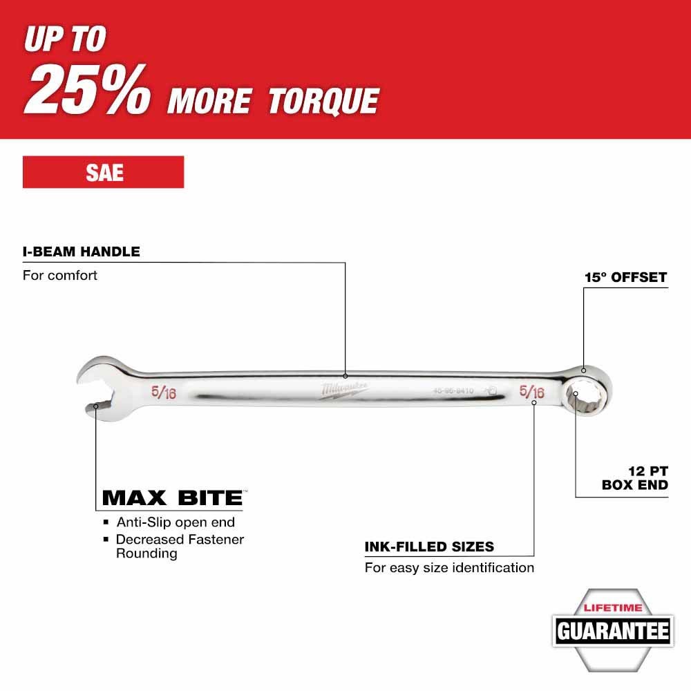 Milwaukee 48-22-9484 15pc SAE Combination Wrench Set with PACKOUT Compact Organizer - 3