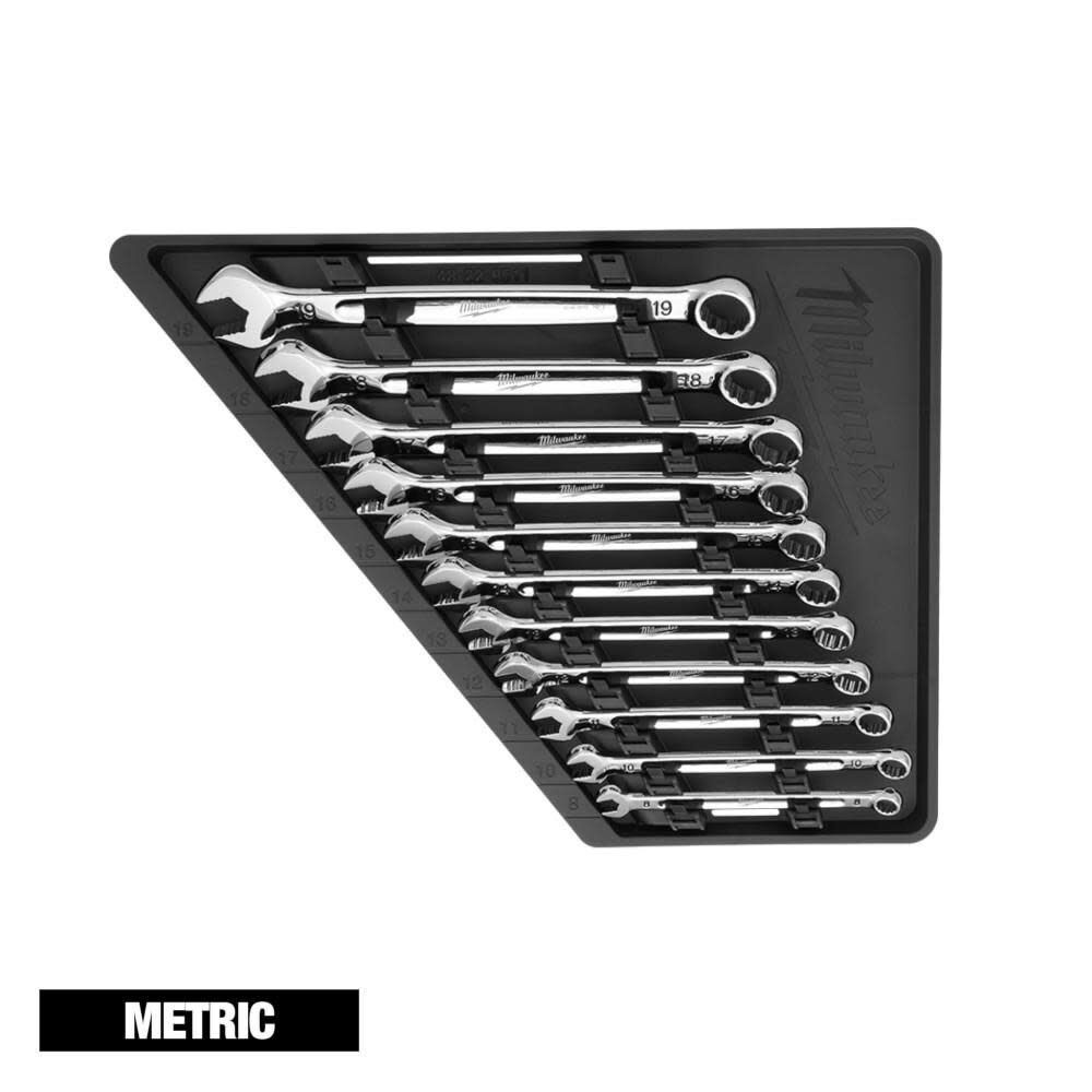 Milwaukee 48-22-9511 11pc Metric Combination Wrench Set - 3