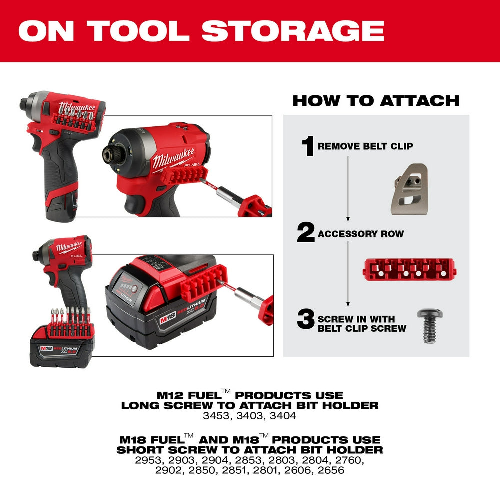 Milwaukee 48-32-4010 SHOCKWAVE Impact Duty Driver Bit Set - 54PC - 8