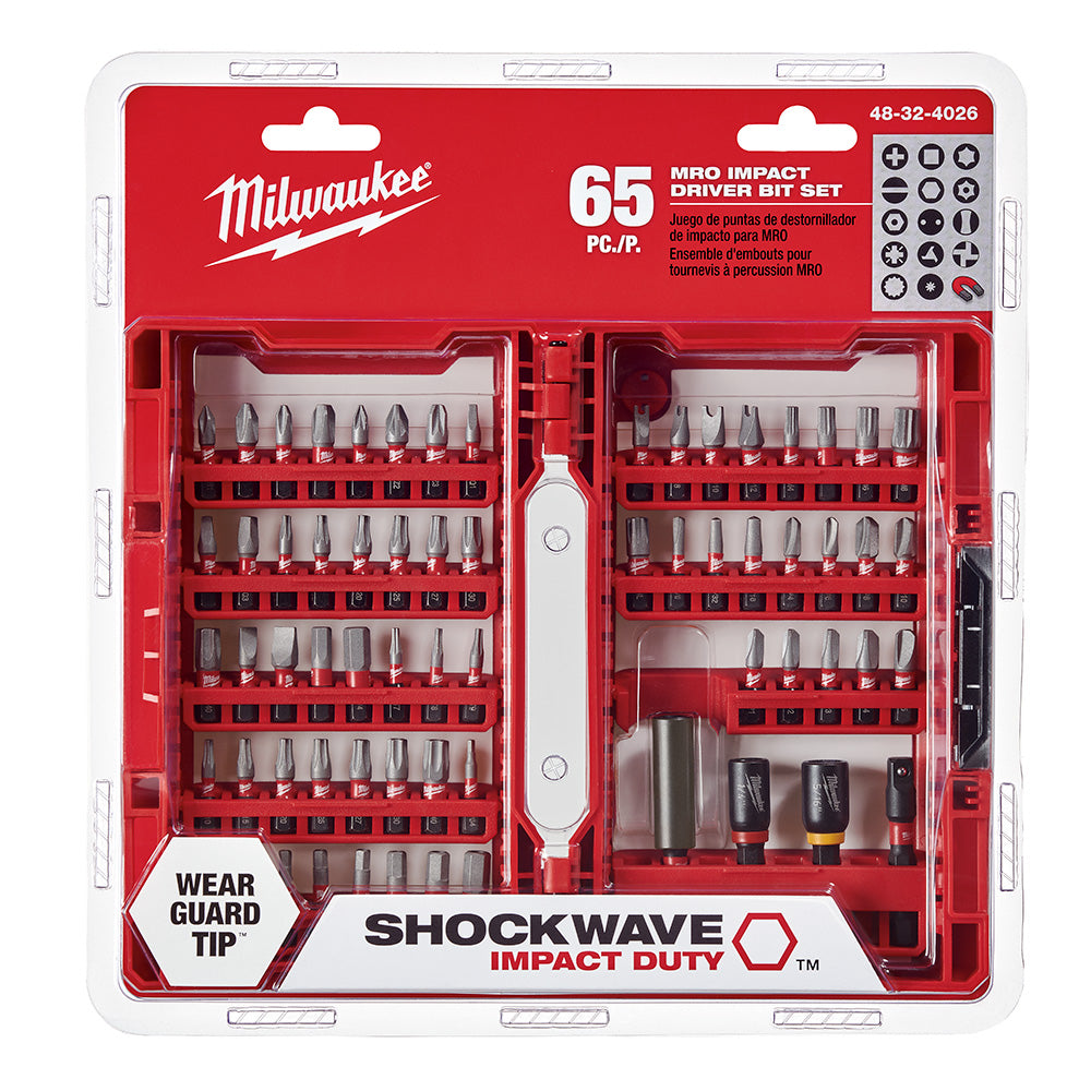 Milwaukee  48-32-4026 Shockwave MRO Impact Duty Driver Bit Set (65-Piece) - 2