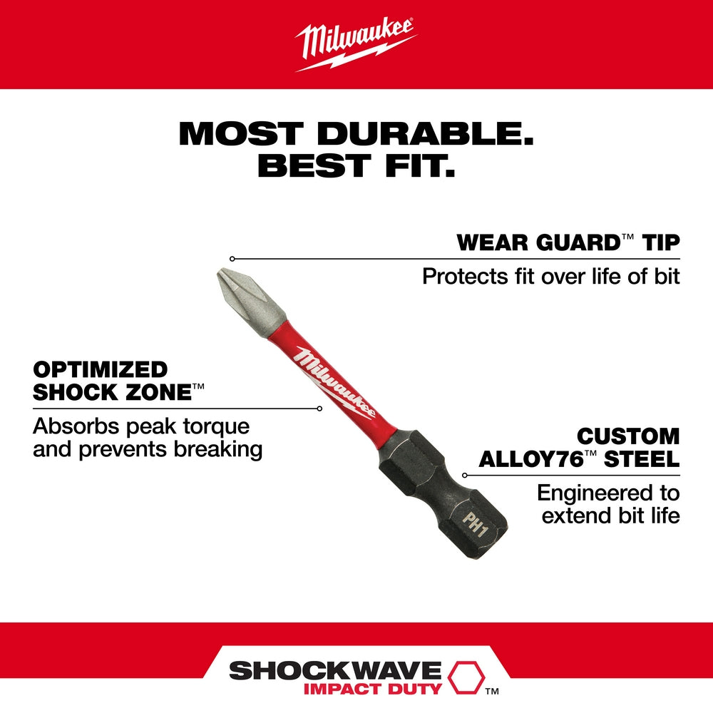 Milwaukee 48-32-4094 SHOCKWAVE Impact Duty Driver Bit Set - 80PC - 4