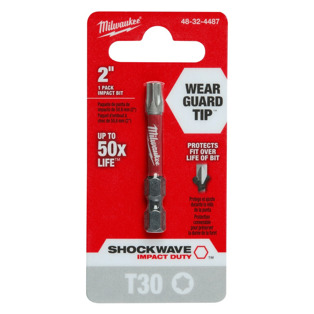 Milwaukee 48-32-4487 SHOCKWAVE 2" T30 Impact Bit - 7