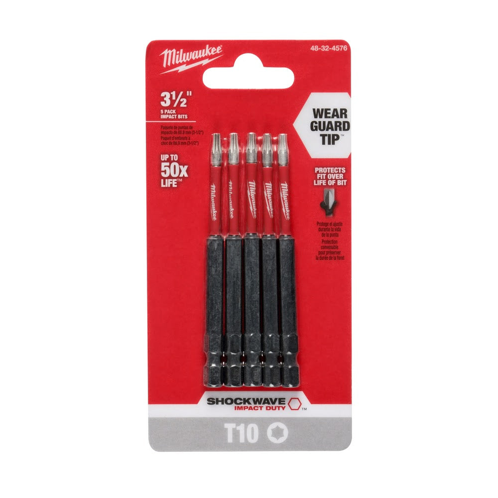 Milwaukee 48-32-4576 Shockwave 3.5" T10 5PK - 7