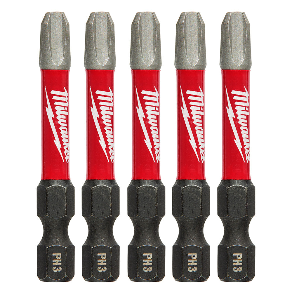 Milwaukee 48-32-4639 Shockwave 2" PH3 5PK