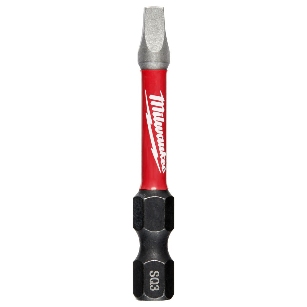 Milwaukee 48-32-4910 SHOCKWAVE 2" SQ3 Impact Bit 2PK