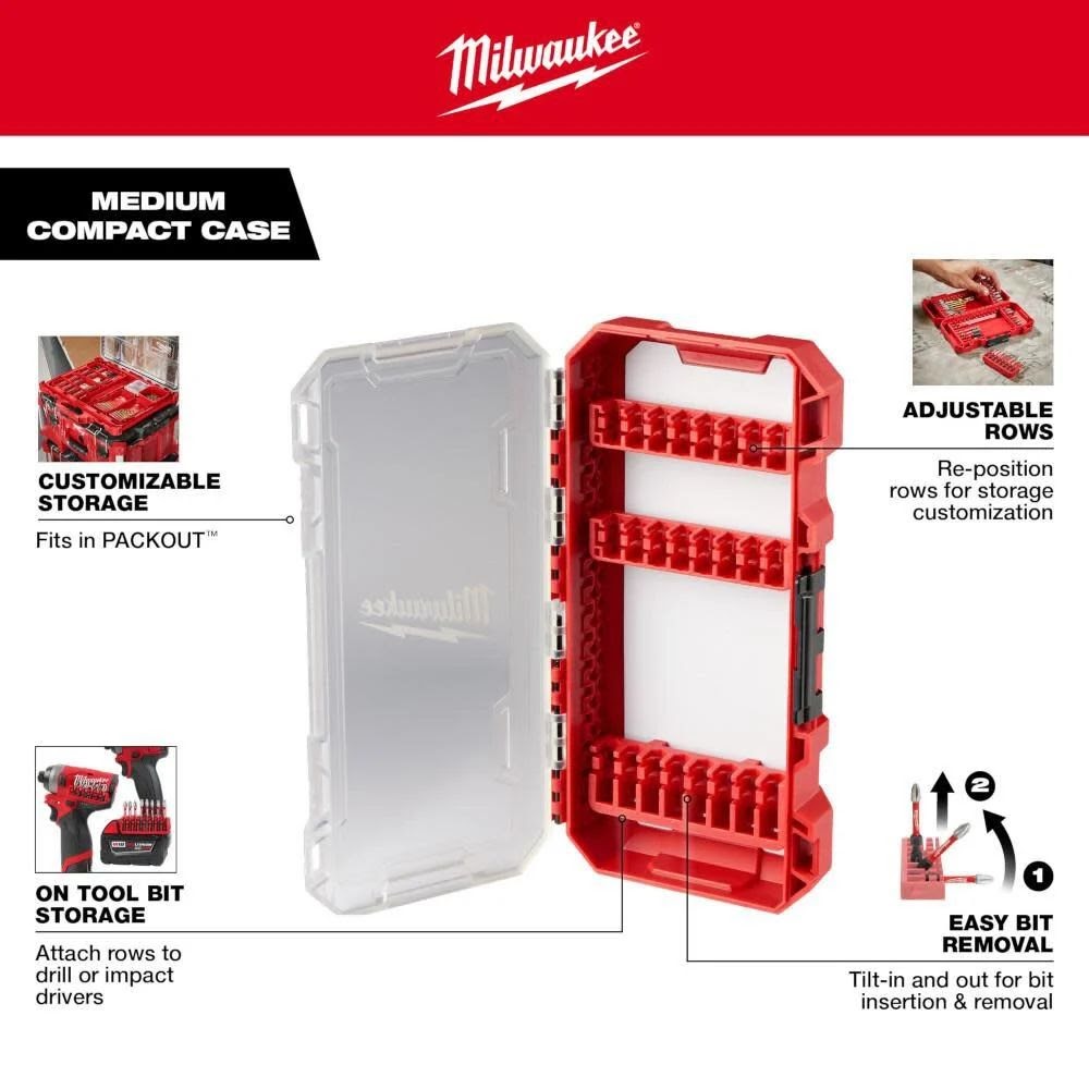 Milwaukee 48-32-5162 SHOCKWAVE Impact Duty 60PC Drill, Drive & Fasten PACKOUT Set - 3