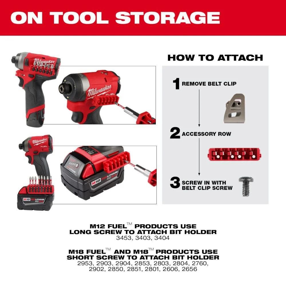 Milwaukee 48-32-5162 SHOCKWAVE Impact Duty 60PC Drill, Drive & Fasten PACKOUT Set - 4